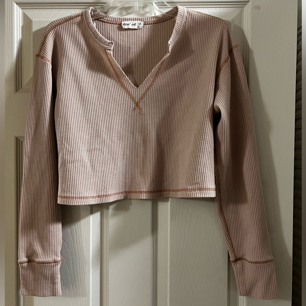Crop Long Sleeve Top